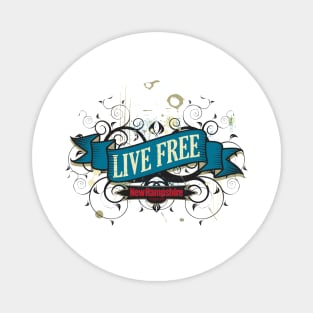 Live Free New Hampshire Magnet